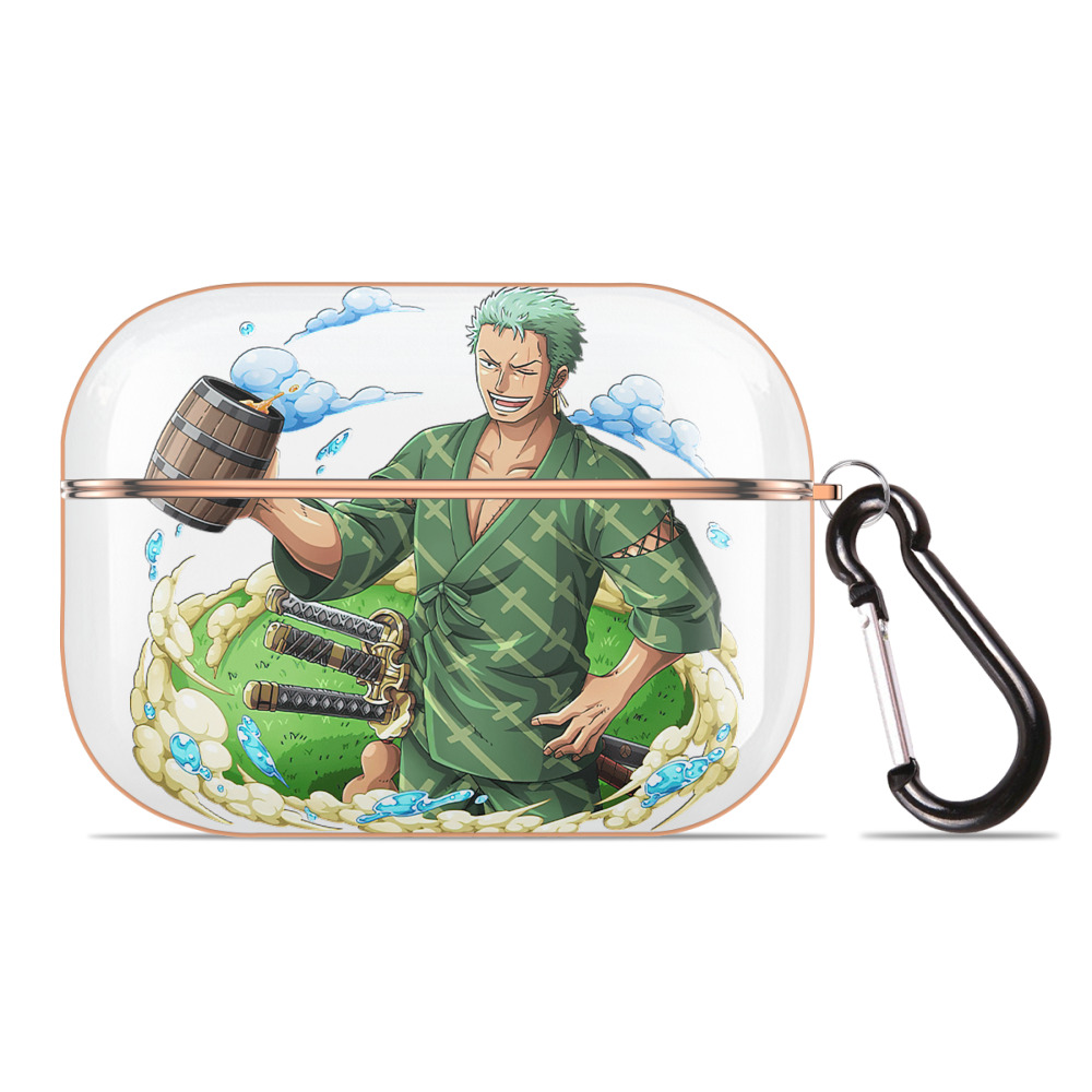 ワンピース ロロノア・ゾロ ONE PIECE Roronoa Zoro 【AirPods Pro用】ハードシェル保護ケース｜耐衝撃・防指紋・カラビナ付き商品仕様