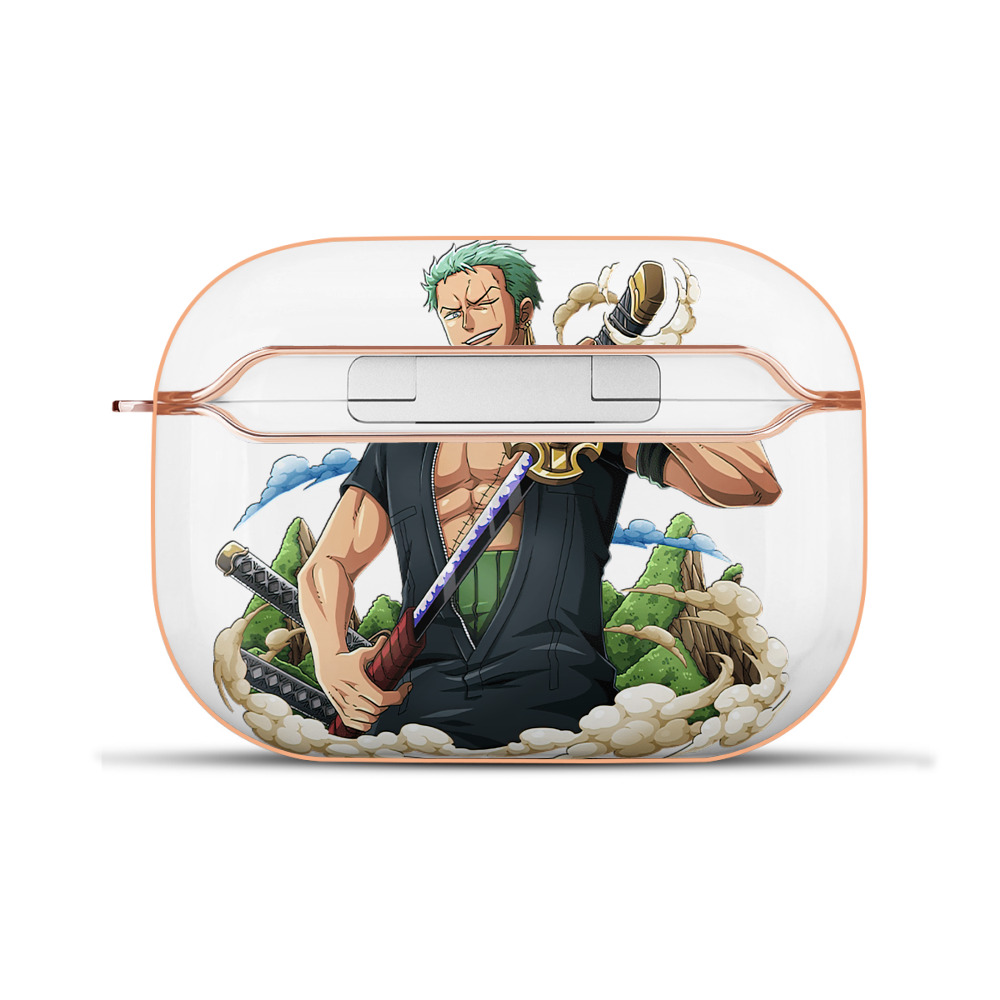 ワンピース ロロノア・ゾロ ONE PIECE Roronoa Zoro 【AirPods Pro用】ハードシェル保護ケース｜耐衝撃・防指紋・カラビナ付き商品仕様