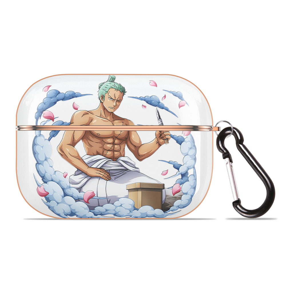 ワンピース ロロノア・ゾロ ONE PIECE Roronoa Zoro 【AirPods Pro用】ハードシェル保護ケース｜耐衝撃・防指紋・カラビナ付き商品仕様