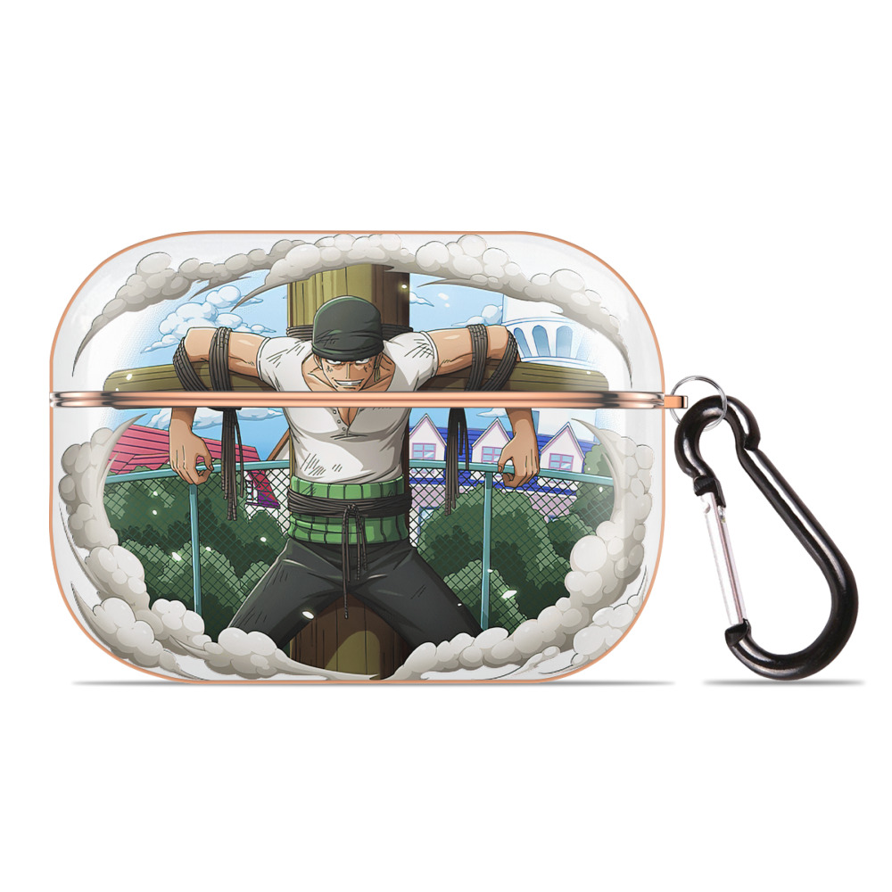 ワンピース ロロノア・ゾロ ONE PIECE Roronoa Zoro 【AirPods Pro用】ハードシェル保護ケース｜耐衝撃・防指紋・カラビナ付き商品仕様