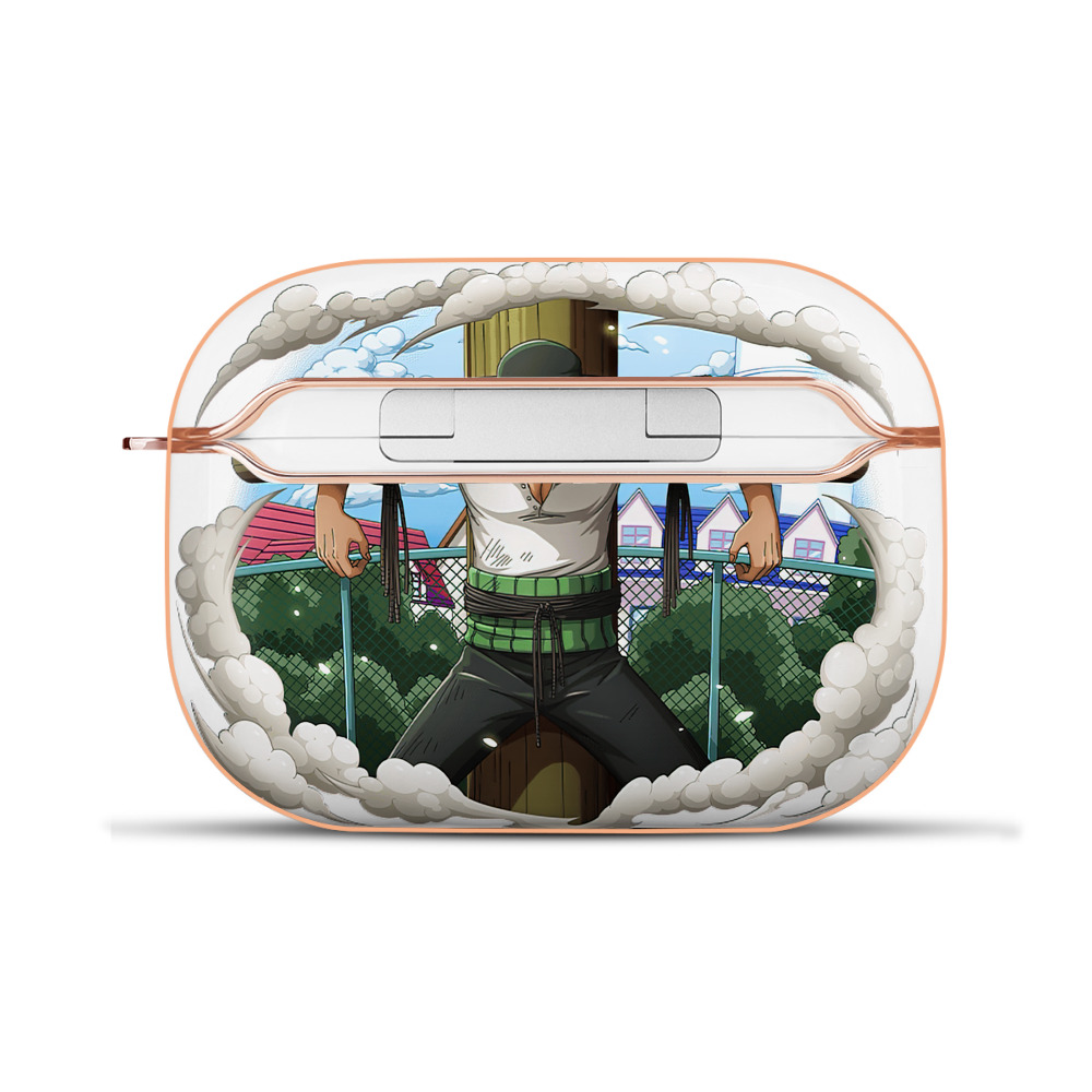 ワンピース ロロノア・ゾロ ONE PIECE Roronoa Zoro 【AirPods Pro用】ハードシェル保護ケース｜耐衝撃・防指紋・カラビナ付き商品仕様
