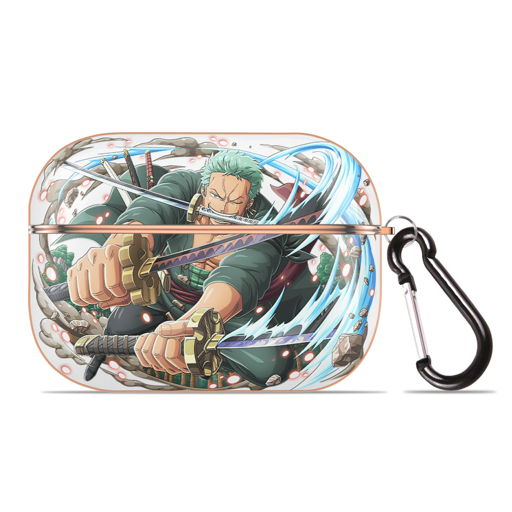 ワンピース ロロノア・ゾロ ONE PIECE Roronoa Zoro 【AirPods Pro用】ハードシェル保護ケース｜耐衝撃・防指紋・カラビナ付き商品仕様