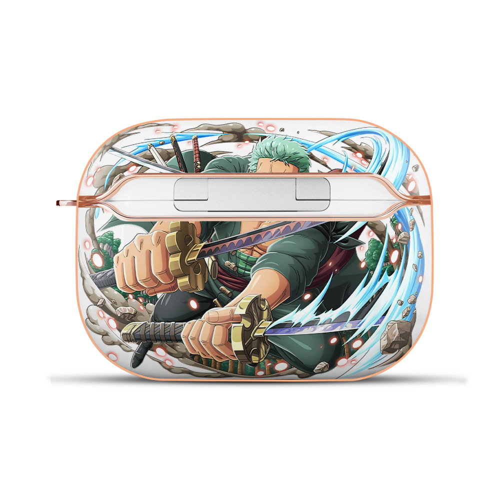 ワンピース ロロノア・ゾロ ONE PIECE Roronoa Zoro 【AirPods Pro用】ハードシェル保護ケース｜耐衝撃・防指紋・カラビナ付き商品仕様
