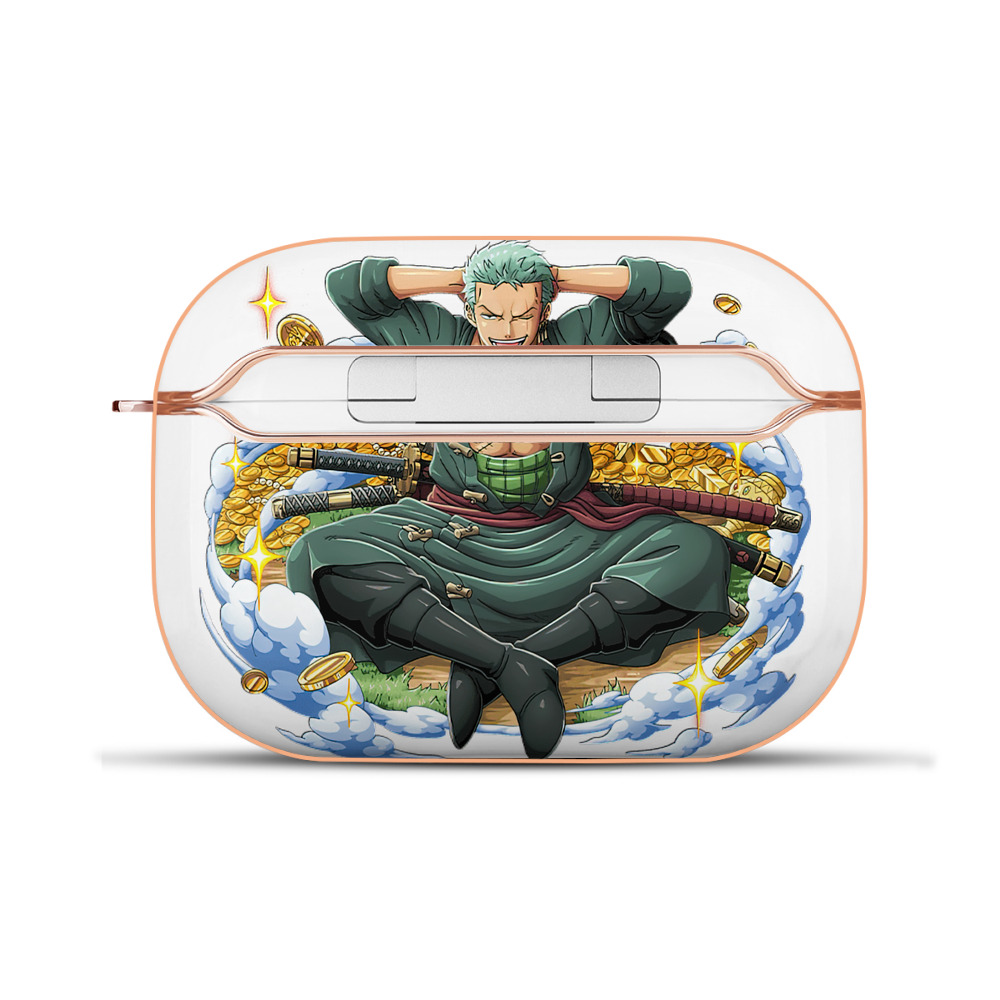 ワンピース ロロノア・ゾロ ONE PIECE Roronoa Zoro 【AirPods Pro用】ハードシェル保護ケース｜耐衝撃・防指紋・カラビナ付き商品仕様