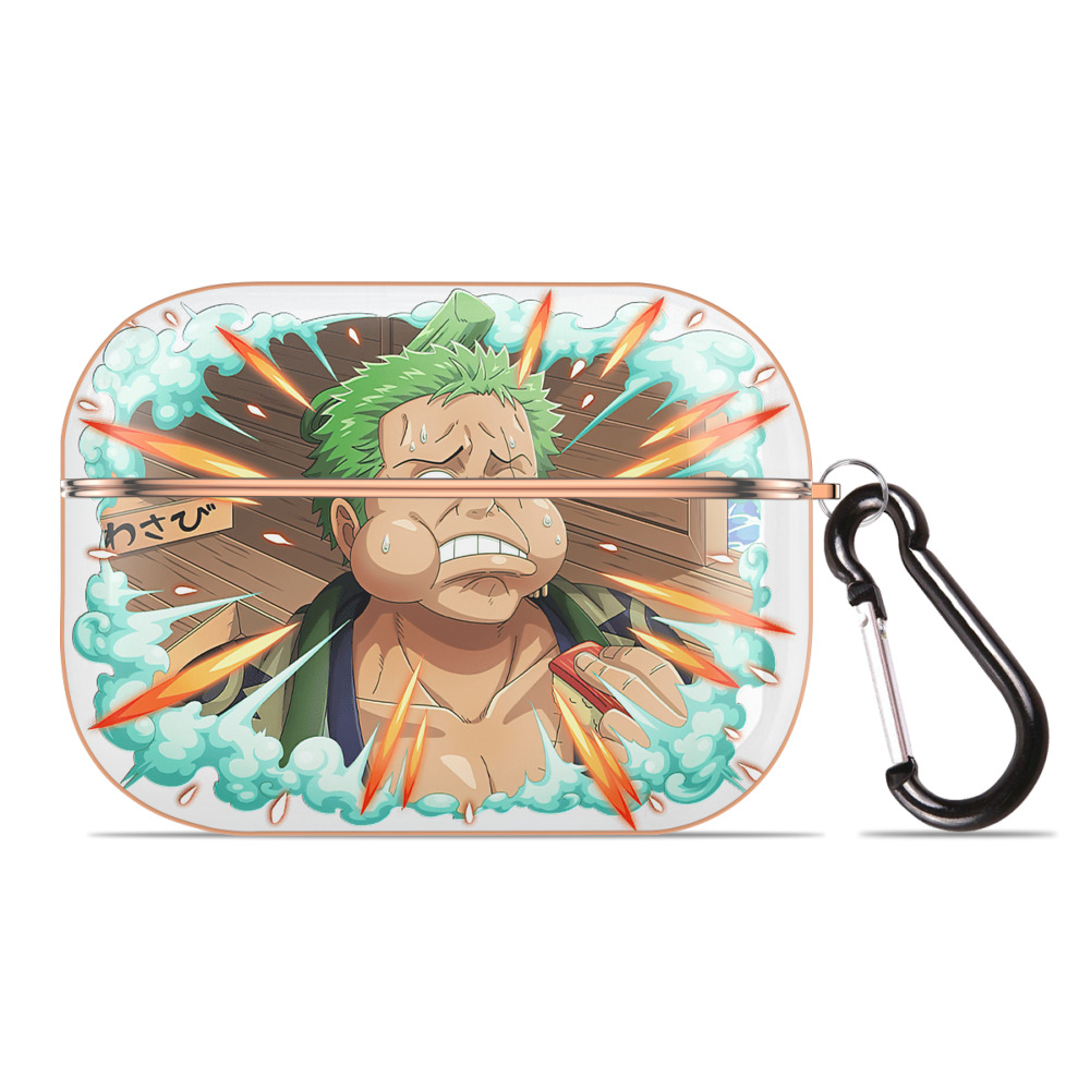 ワンピース ロロノア・ゾロ ONE PIECE Roronoa Zoro 【AirPods Pro用】ハードシェル保護ケース｜耐衝撃・防指紋・カラビナ付き商品仕様