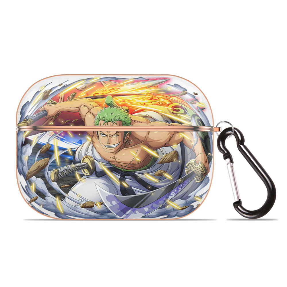 ワンピース ロロノア・ゾロ ONE PIECE Roronoa Zoro 【AirPods Pro用】ハードシェル保護ケース｜耐衝撃・防指紋・カラビナ付き商品仕様