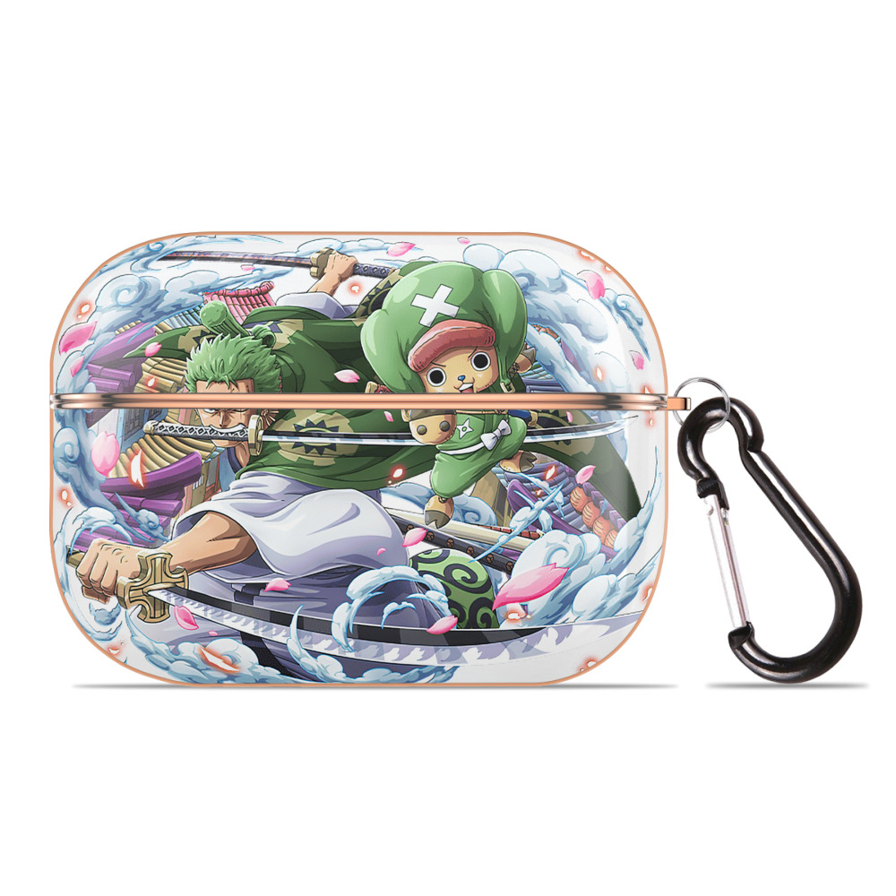 ワンピース ロロノア・ゾロ ONE PIECE Roronoa Zoro 【AirPods Pro用】ハードシェル保護ケース｜耐衝撃・防指紋・カラビナ付き商品仕様