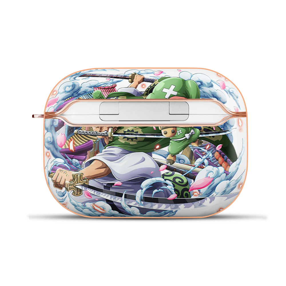 ワンピース ロロノア・ゾロ ONE PIECE Roronoa Zoro 【AirPods Pro用】ハードシェル保護ケース｜耐衝撃・防指紋・カラビナ付き商品仕様