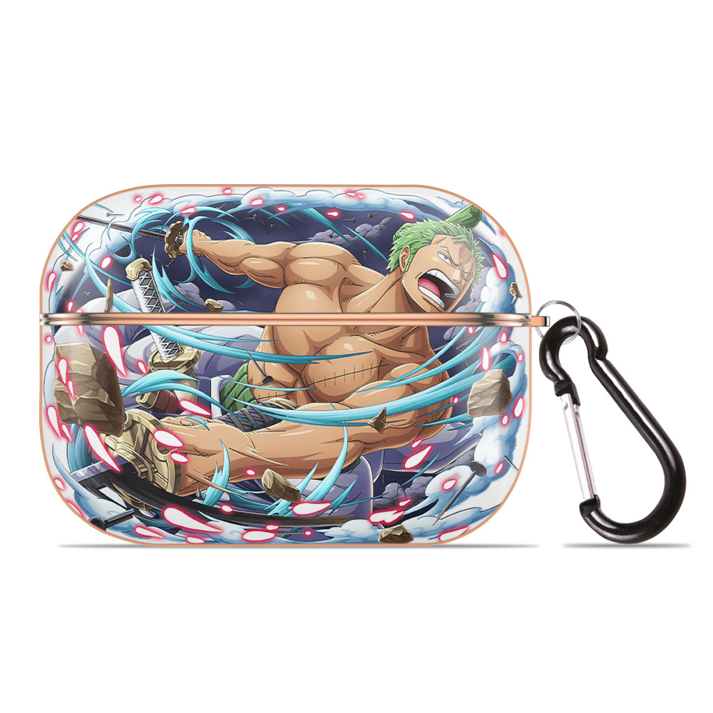 ワンピース ロロノア・ゾロ ONE PIECE Roronoa Zoro 【AirPods Pro用】ハードシェル保護ケース｜耐衝撃・防指紋・カラビナ付き商品仕様