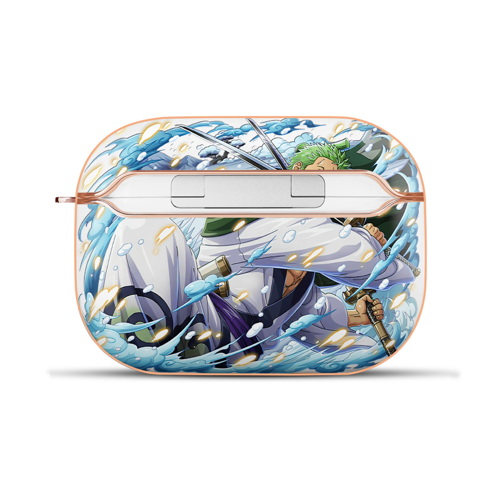 ワンピース ロロノア・ゾロ ONE PIECE Roronoa Zoro 【AirPods Pro用】ハードシェル保護ケース｜耐衝撃・防指紋・カラビナ付き商品仕様