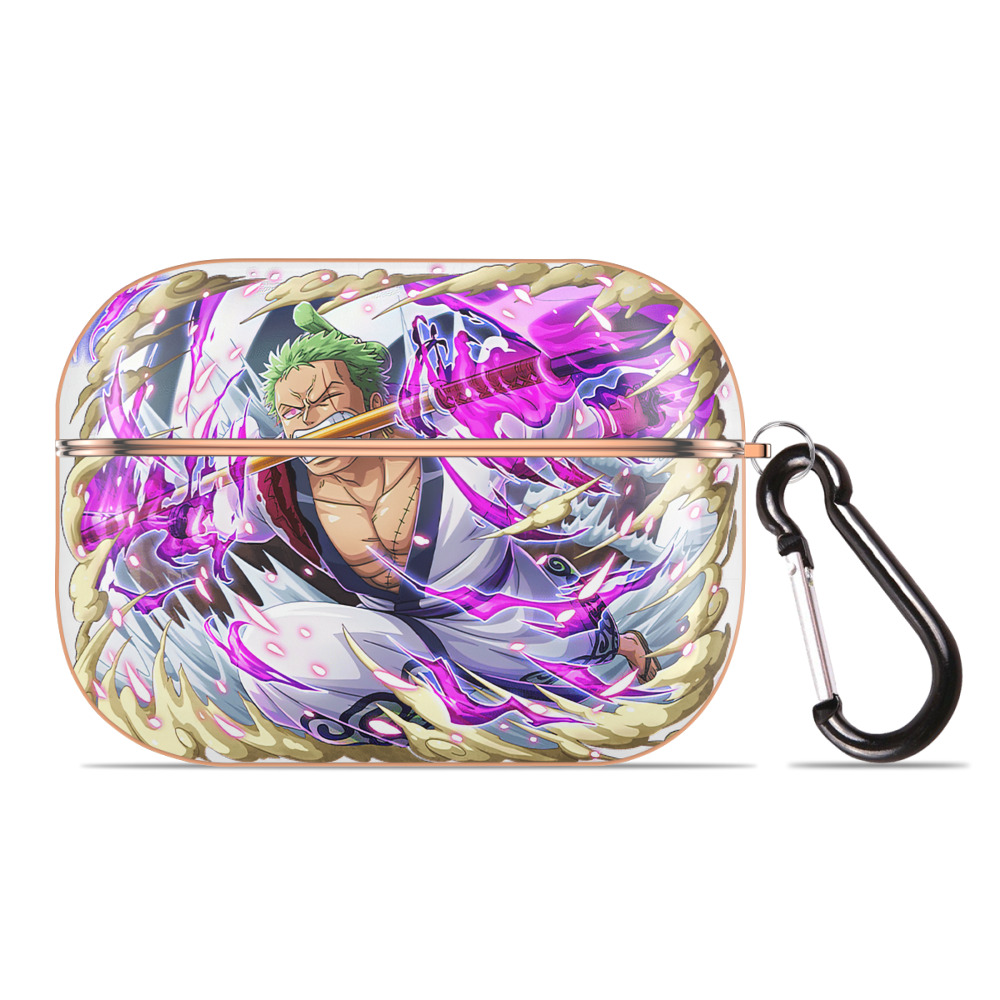 ワンピース ロロノア・ゾロ ONE PIECE Roronoa Zoro 【AirPods Pro用】ハードシェル保護ケース｜耐衝撃・防指紋・カラビナ付き商品仕様