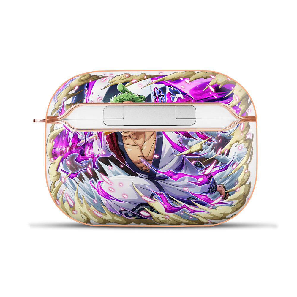 ワンピース ロロノア・ゾロ ONE PIECE Roronoa Zoro 【AirPods Pro用】ハードシェル保護ケース｜耐衝撃・防指紋・カラビナ付き商品仕様