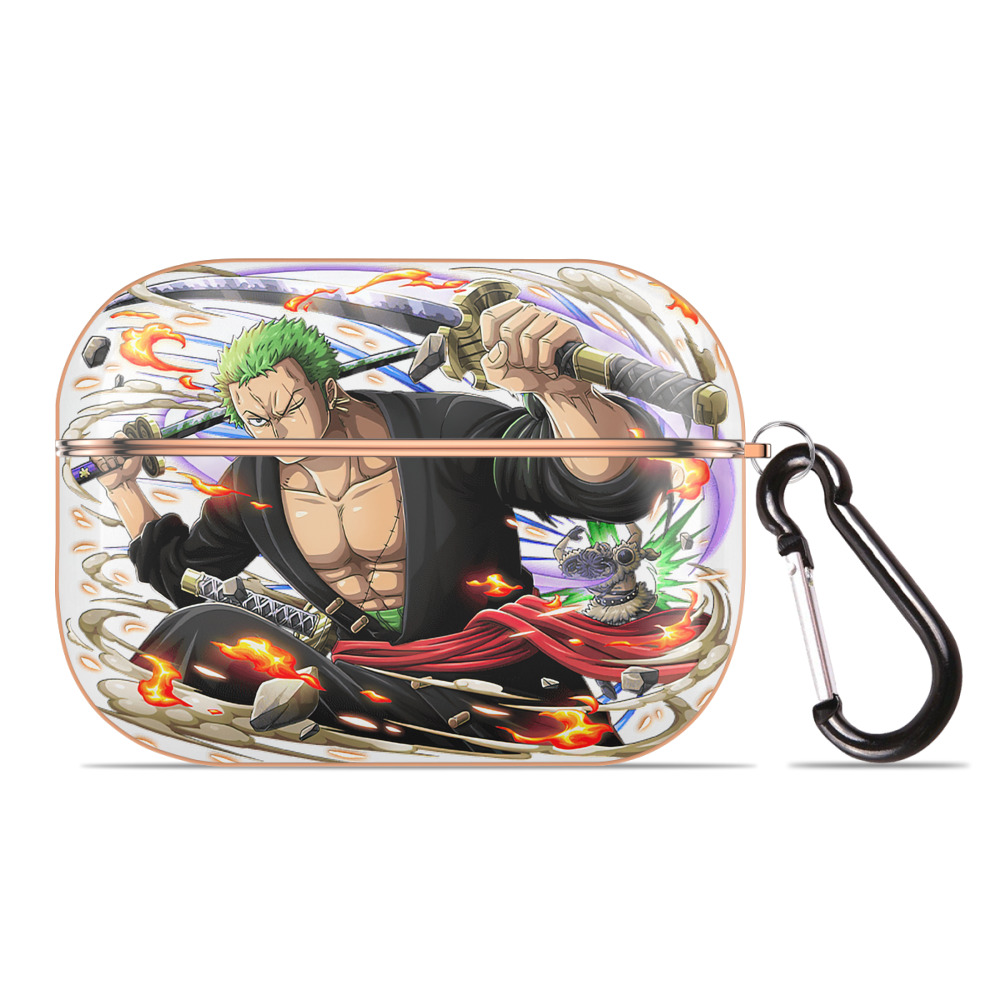 ワンピース ロロノア・ゾロ ONE PIECE Roronoa Zoro 【AirPods Pro用】ハードシェル保護ケース｜耐衝撃・防指紋・カラビナ付き商品仕様