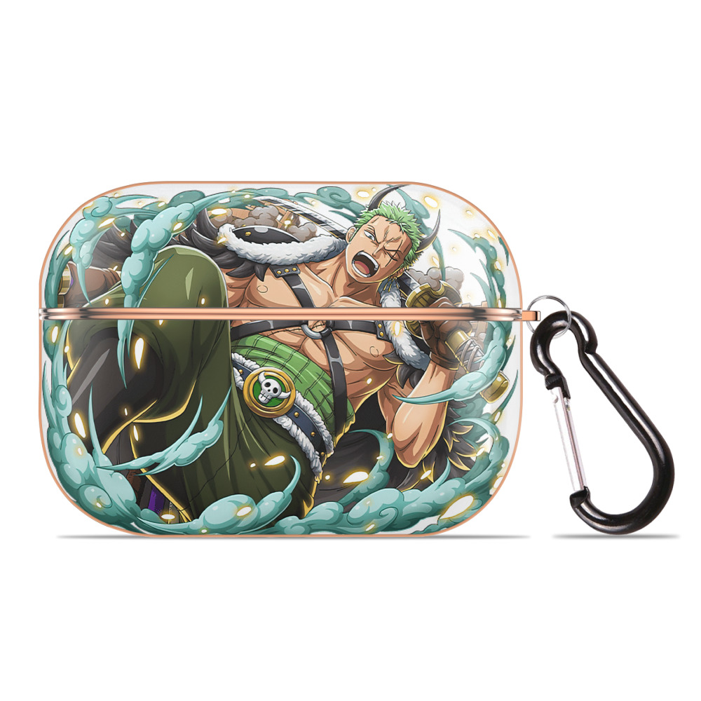 ワンピース ロロノア・ゾロ ONE PIECE Roronoa Zoro 【AirPods Pro用】ハードシェル保護ケース｜耐衝撃・防指紋・カラビナ付き商品仕様