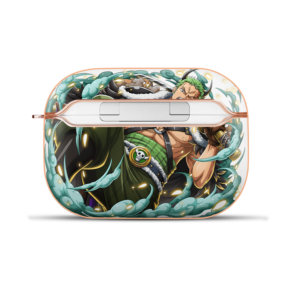 ワンピース ロロノア・ゾロ ONE PIECE Roronoa Zoro 【AirPods Pro用】ハードシェル保護ケース｜耐衝撃・防指紋・カラビナ付き商品仕様