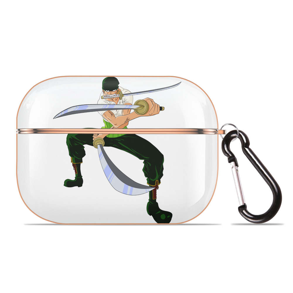 ワンピース ロロノア・ゾロ ONE PIECE Roronoa Zoro 【AirPods Pro用】ハードシェル保護ケース｜耐衝撃・防指紋・カラビナ付き商品仕様