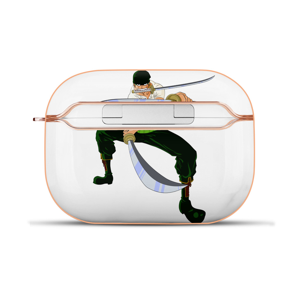 ワンピース ロロノア・ゾロ ONE PIECE Roronoa Zoro 【AirPods Pro用】ハードシェル保護ケース｜耐衝撃・防指紋・カラビナ付き商品仕様