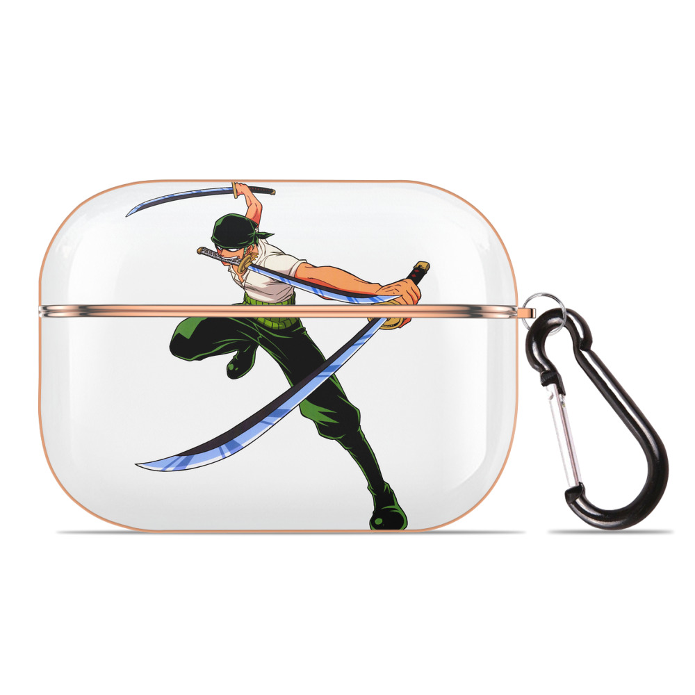 ワンピース ロロノア・ゾロ ONE PIECE Roronoa Zoro 【AirPods Pro用】ハードシェル保護ケース｜耐衝撃・防指紋・カラビナ付き商品仕様