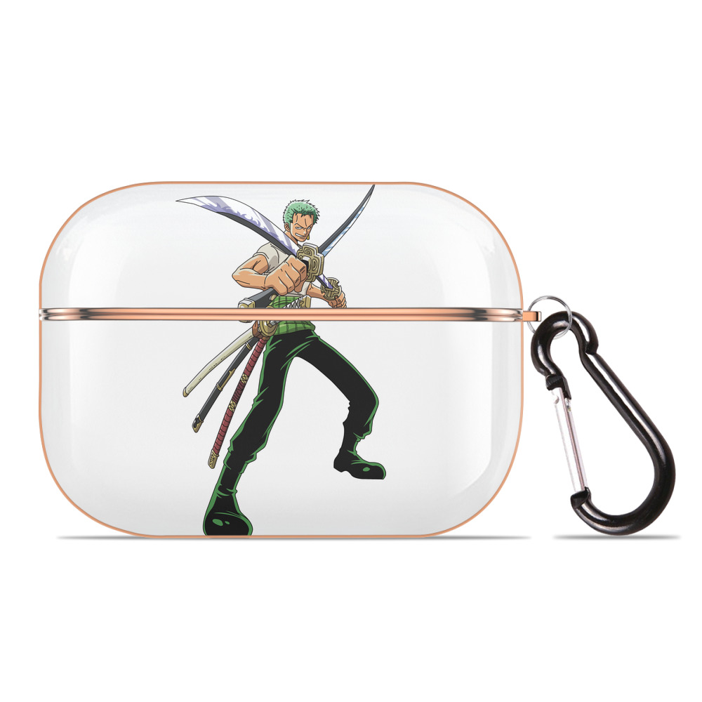 ワンピース ロロノア・ゾロ ONE PIECE Roronoa Zoro 【AirPods Pro用】ハードシェル保護ケース｜耐衝撃・防指紋・カラビナ付き商品仕様