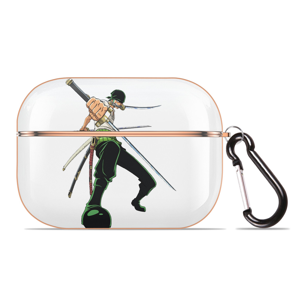 ワンピース ロロノア・ゾロ ONE PIECE Roronoa Zoro 【AirPods Pro用】ハードシェル保護ケース｜耐衝撃・防指紋・カラビナ付き商品仕様