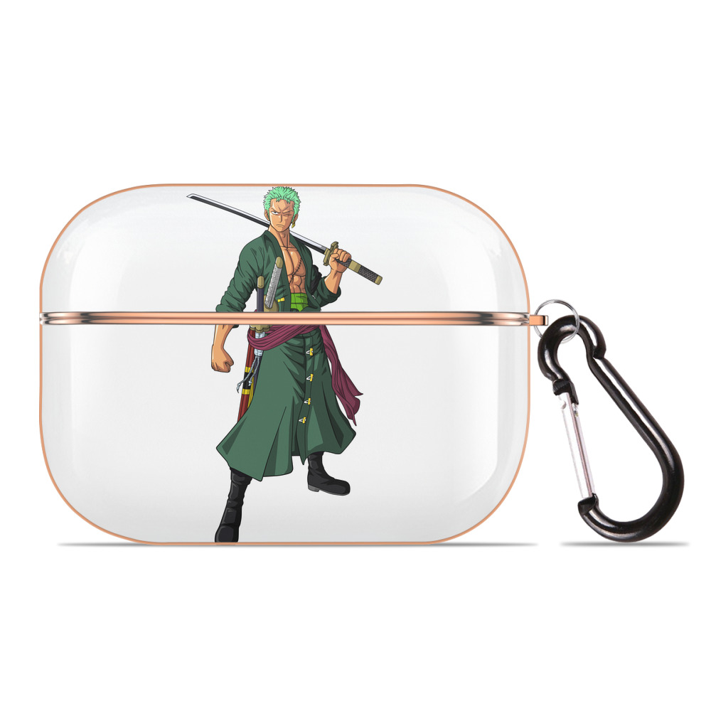 ワンピース ロロノア・ゾロ ONE PIECE Roronoa Zoro 【AirPods Pro用】ハードシェル保護ケース｜耐衝撃・防指紋・カラビナ付き商品仕様