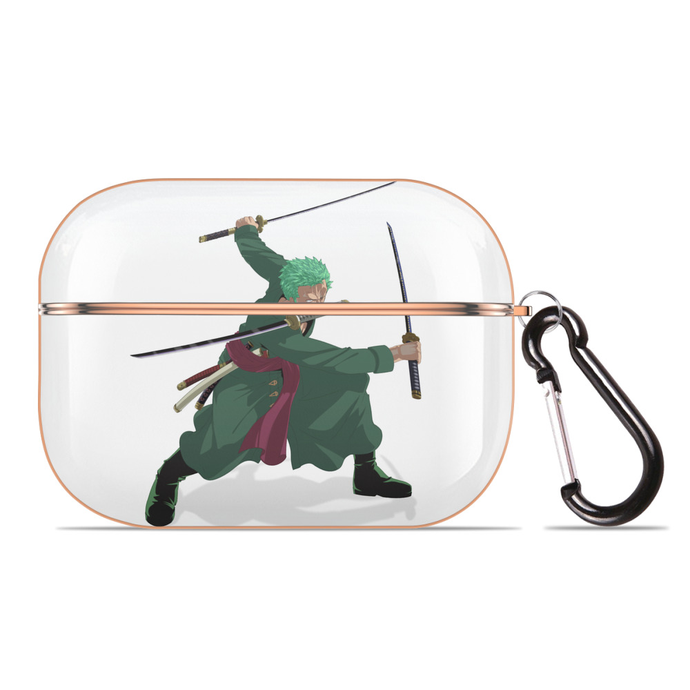 ワンピース ロロノア・ゾロ ONE PIECE Roronoa Zoro 【AirPods Pro用】ハードシェル保護ケース｜耐衝撃・防指紋・カラビナ付き商品仕様