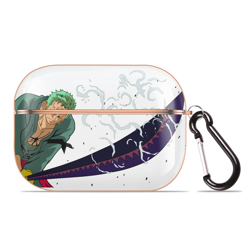 ワンピース ロロノア・ゾロ ONE PIECE Roronoa Zoro 【AirPods Pro用】ハードシェル保護ケース｜耐衝撃・防指紋・カラビナ付き商品仕様