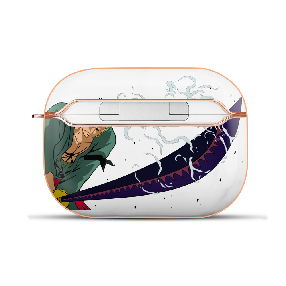 ワンピース ロロノア・ゾロ ONE PIECE Roronoa Zoro 【AirPods Pro用】ハードシェル保護ケース｜耐衝撃・防指紋・カラビナ付き商品仕様