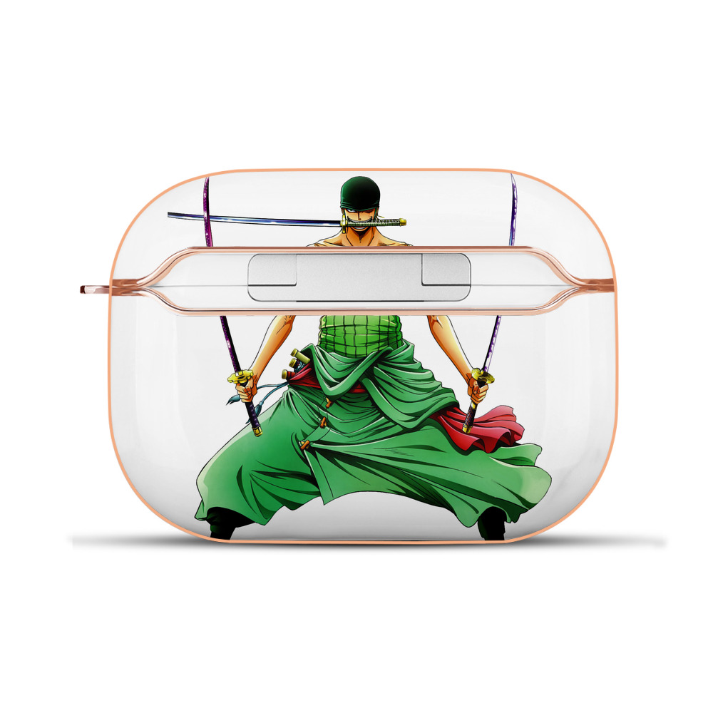 ワンピース ロロノア・ゾロ ONE PIECE Roronoa Zoro 【AirPods Pro用】ハードシェル保護ケース｜耐衝撃・防指紋・カラビナ付き商品仕様