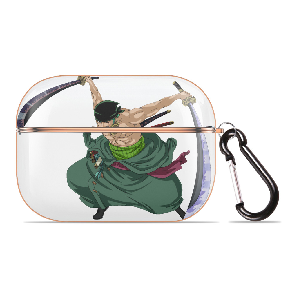 ワンピース ロロノア・ゾロ ONE PIECE Roronoa Zoro 【AirPods Pro用】ハードシェル保護ケース｜耐衝撃・防指紋・カラビナ付き商品仕様