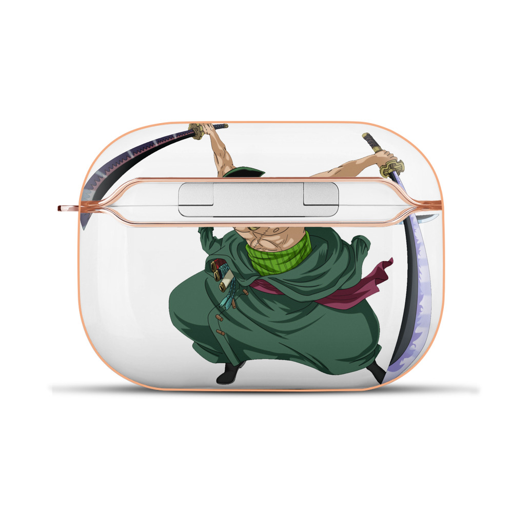 ワンピース ロロノア・ゾロ ONE PIECE Roronoa Zoro 【AirPods Pro用】ハードシェル保護ケース｜耐衝撃・防指紋・カラビナ付き商品仕様