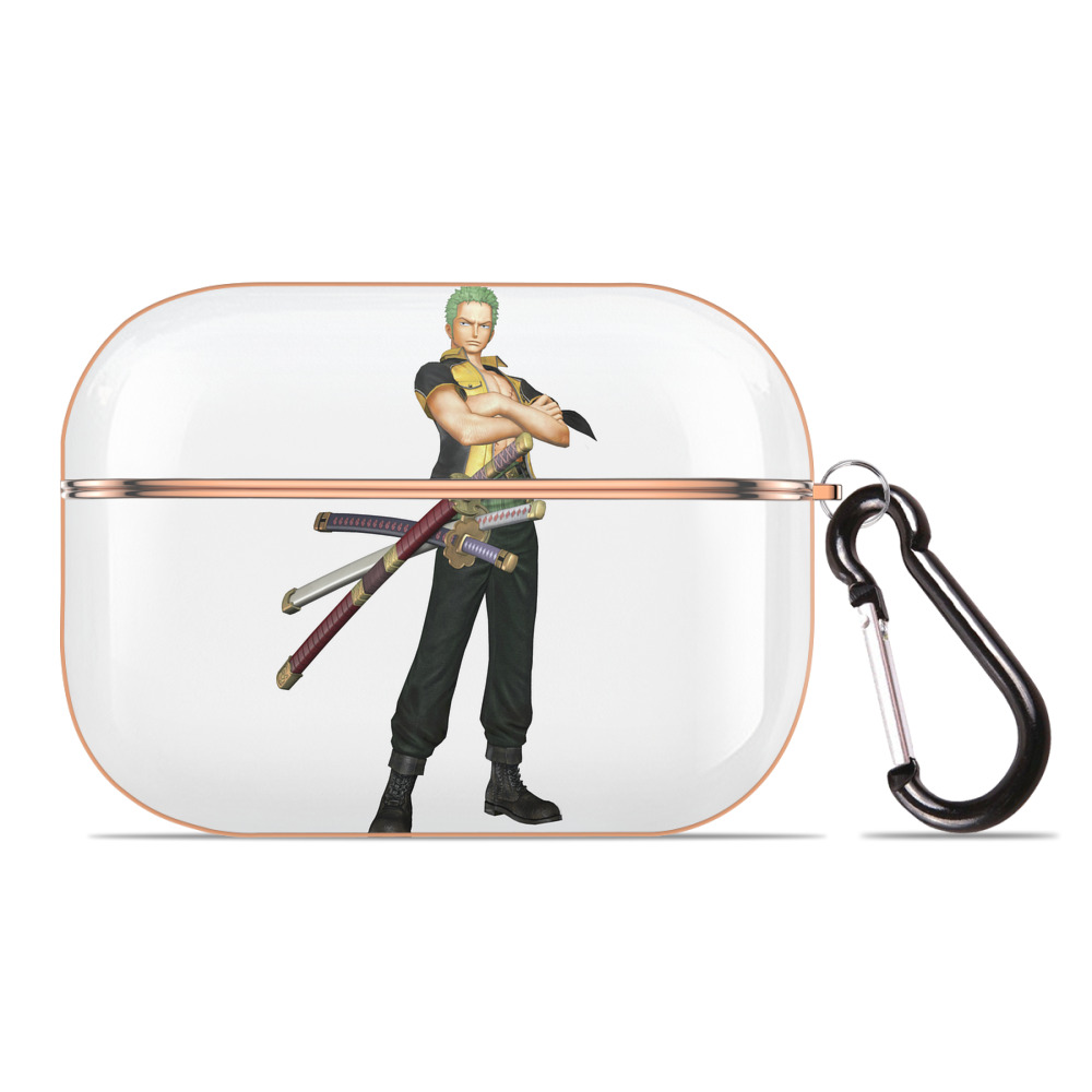 ワンピース ロロノア・ゾロ ONE PIECE Roronoa Zoro 【AirPods Pro用】ハードシェル保護ケース｜耐衝撃・防指紋・カラビナ付き商品仕様