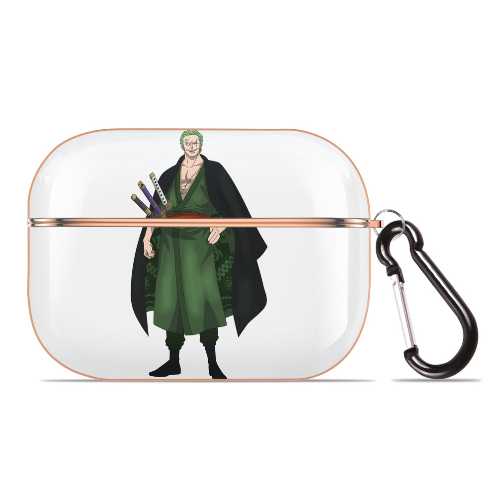 ワンピース ロロノア・ゾロ ONE PIECE Roronoa Zoro 【AirPods Pro用】ハードシェル保護ケース｜耐衝撃・防指紋・カラビナ付き商品仕様