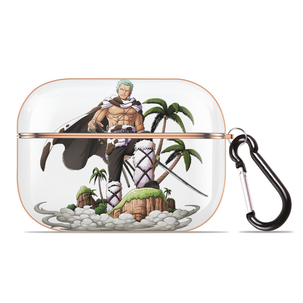 ワンピース ロロノア・ゾロ ONE PIECE Roronoa Zoro 【AirPods Pro用】ハードシェル保護ケース｜耐衝撃・防指紋・カラビナ付き商品仕様