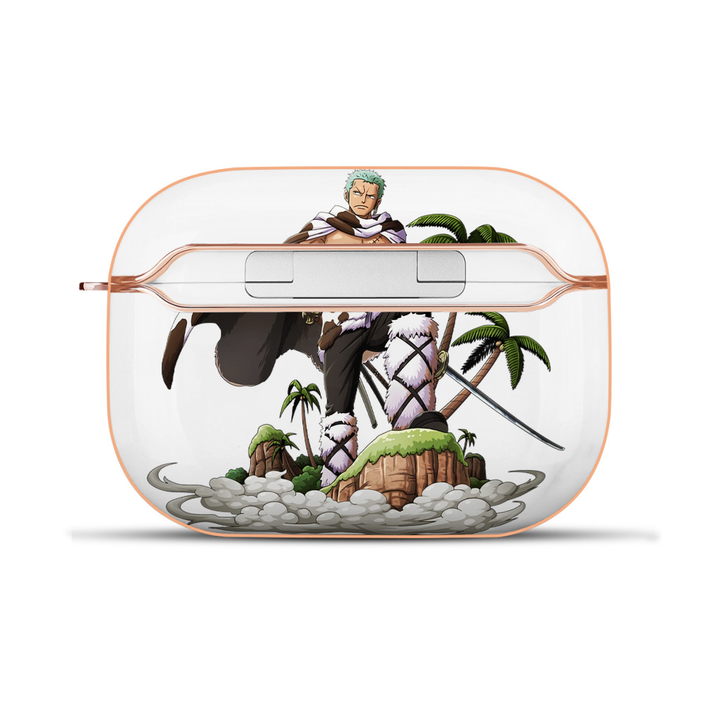 ワンピース ロロノア・ゾロ ONE PIECE Roronoa Zoro 【AirPods Pro用】ハードシェル保護ケース｜耐衝撃・防指紋・カラビナ付き商品仕様
