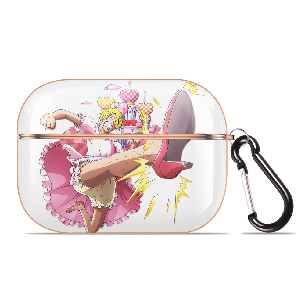 ワンピース サンジ ONE PIECE Sanji 【AirPods Pro用】ハードシェル保護ケース｜耐衝撃・防指紋・カラビナ付き商品仕様