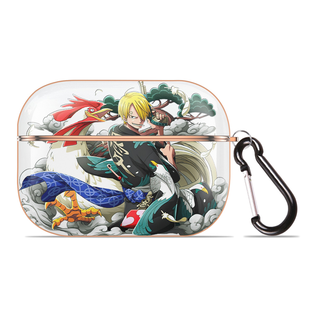 ワンピース サンジ ONE PIECE Sanji 【AirPods Pro用】ハードシェル保護ケース｜耐衝撃・防指紋・カラビナ付き商品仕様