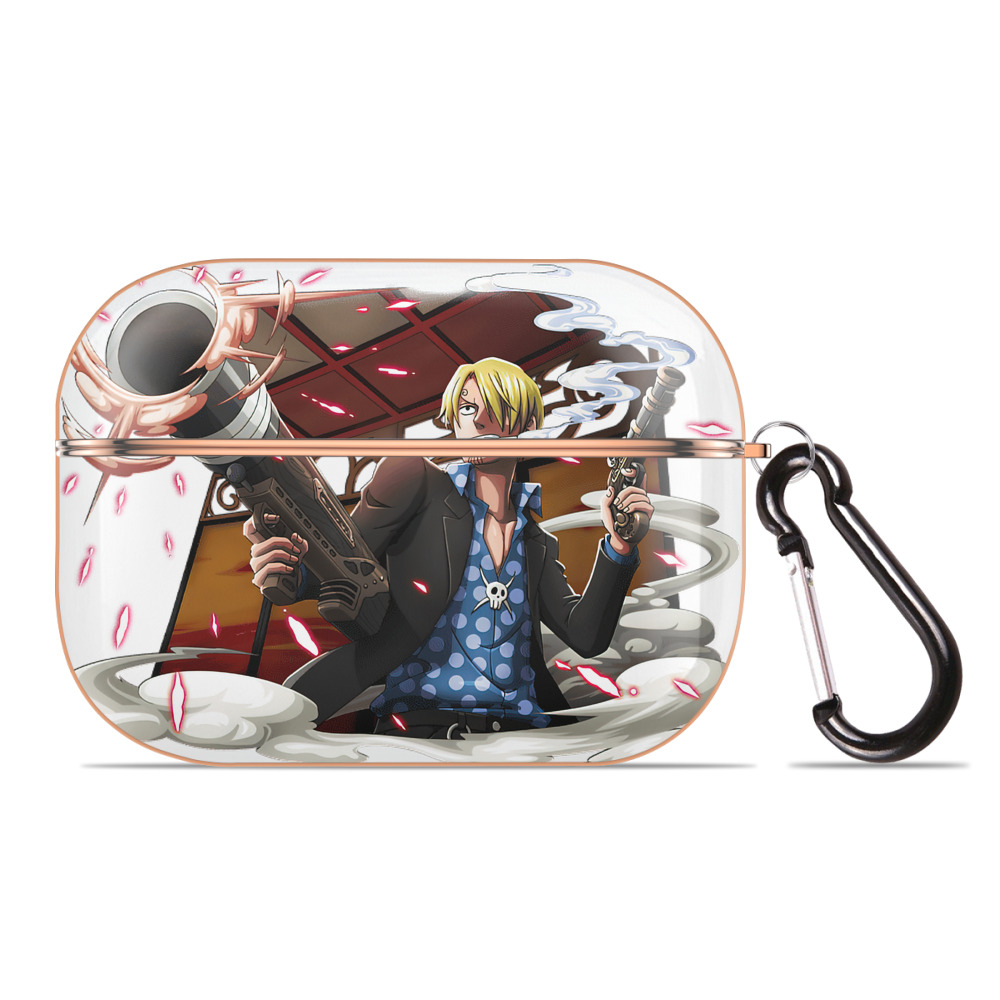 ワンピース サンジ ONE PIECE Sanji 【AirPods Pro用】ハードシェル保護ケース｜耐衝撃・防指紋・カラビナ付き商品仕様