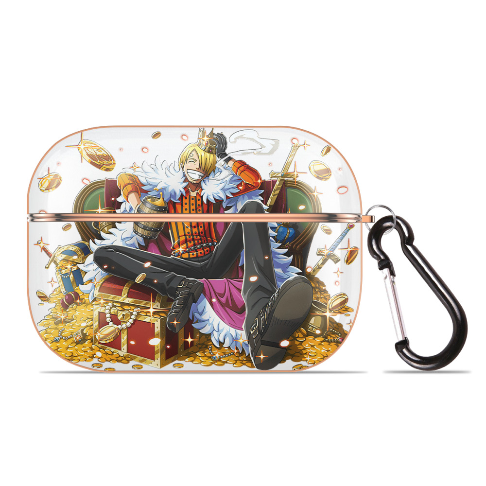 ワンピース サンジ ONE PIECE Sanji 【AirPods Pro用】ハードシェル保護ケース｜耐衝撃・防指紋・カラビナ付き商品仕様