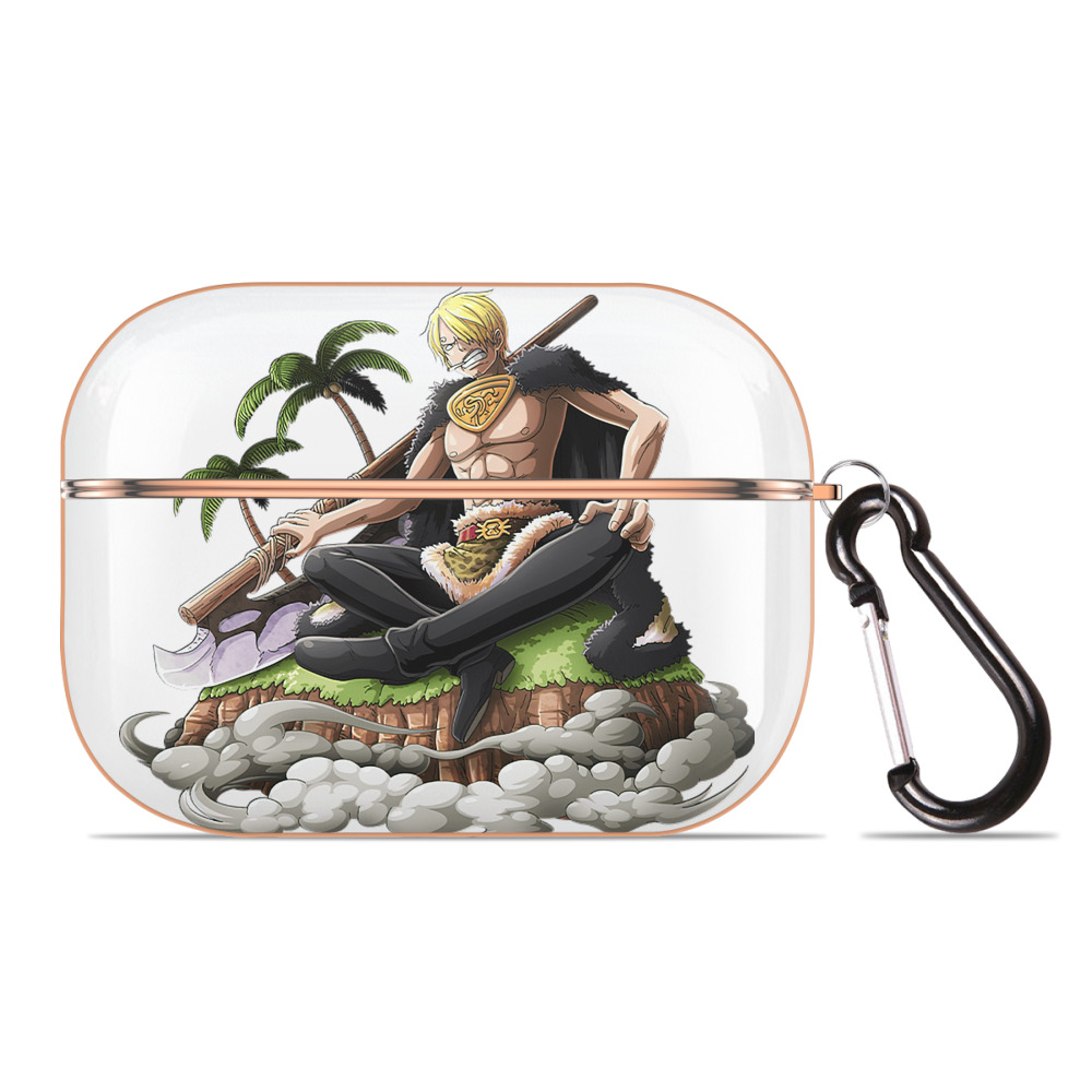 ワンピース サンジ ONE PIECE Sanji 【AirPods Pro用】ハードシェル保護ケース｜耐衝撃・防指紋・カラビナ付き商品仕様