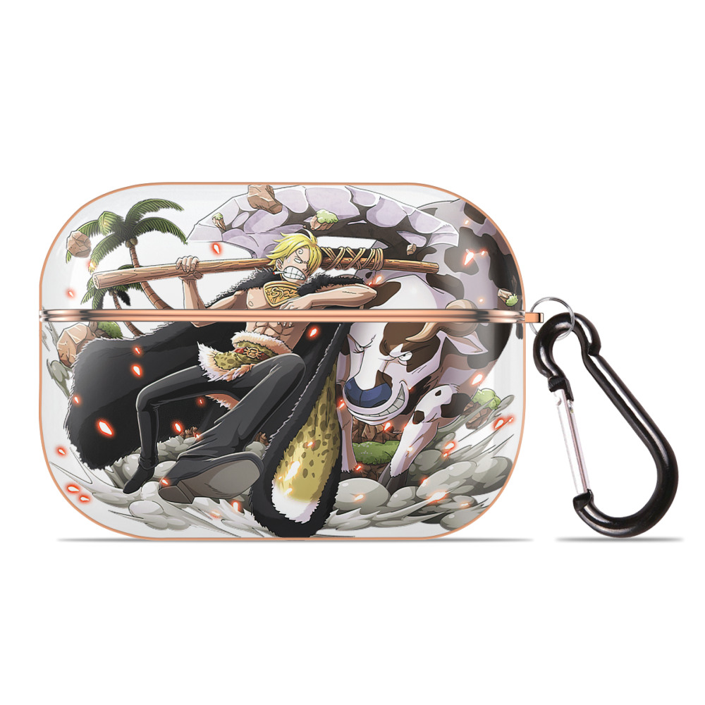 ワンピース サンジ ONE PIECE Sanji 【AirPods Pro用】ハードシェル保護ケース｜耐衝撃・防指紋・カラビナ付き商品仕様