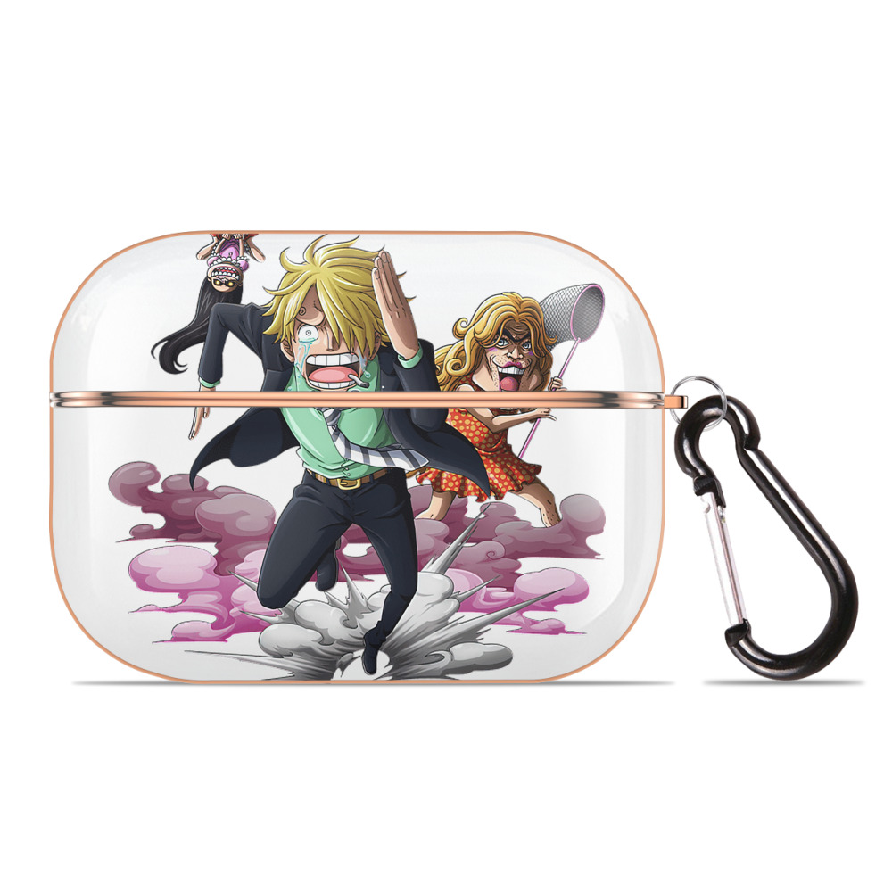 ワンピース サンジ ONE PIECE Sanji 【AirPods Pro用】ハードシェル保護ケース｜耐衝撃・防指紋・カラビナ付き商品仕様