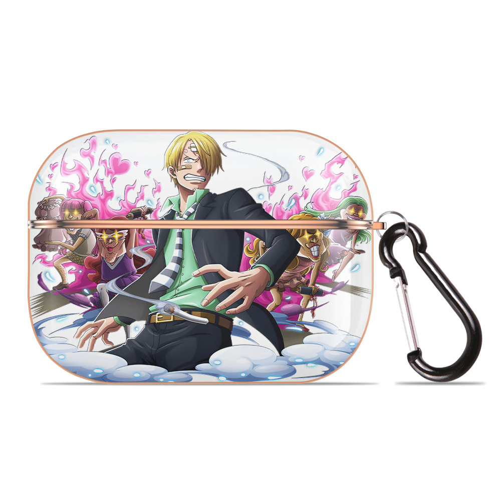 ワンピース サンジ ONE PIECE Sanji 【AirPods Pro用】ハードシェル保護ケース｜耐衝撃・防指紋・カラビナ付き商品仕様
