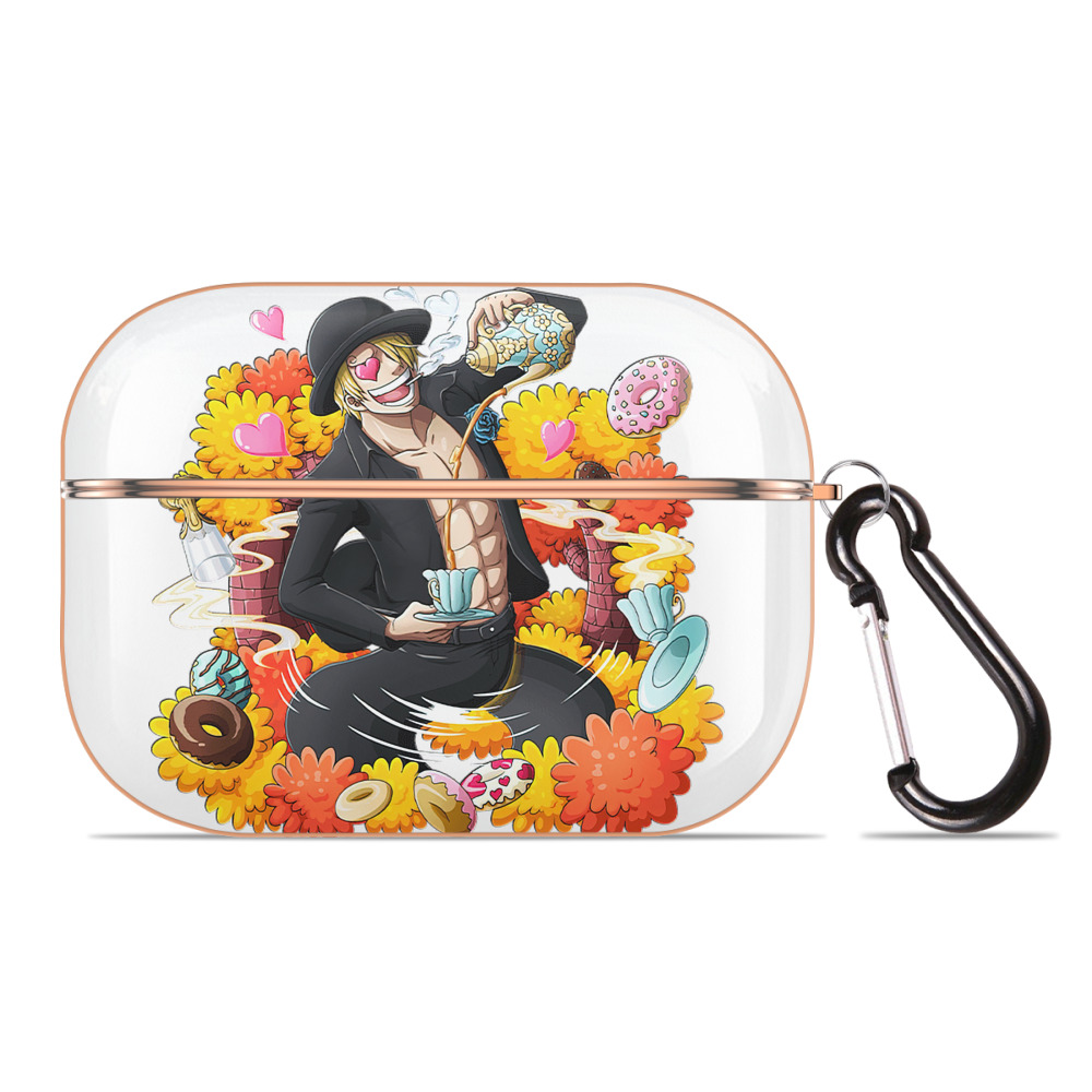 ワンピース サンジ ONE PIECE Sanji 【AirPods Pro用】ハードシェル保護ケース｜耐衝撃・防指紋・カラビナ付き商品仕様
