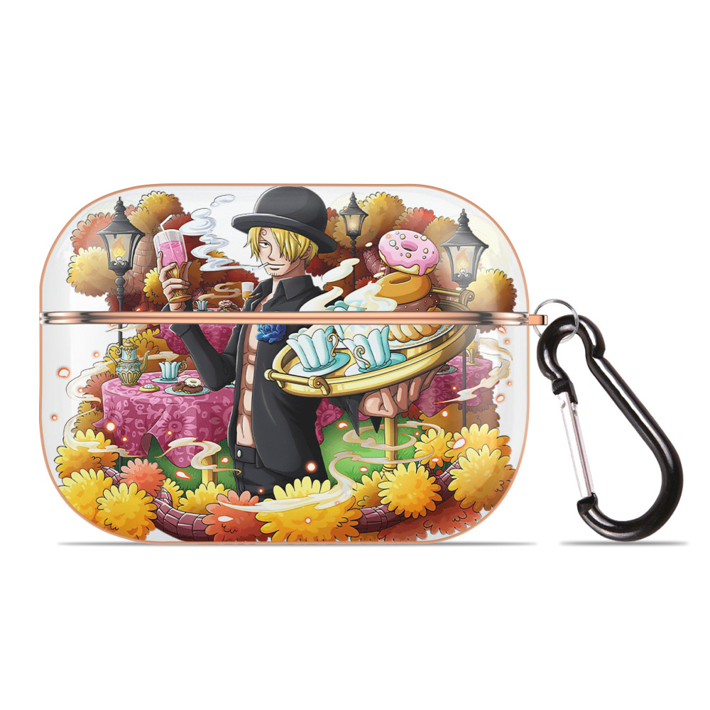 ワンピース サンジ ONE PIECE Sanji 【AirPods Pro用】ハードシェル保護ケース｜耐衝撃・防指紋・カラビナ付き商品仕様
