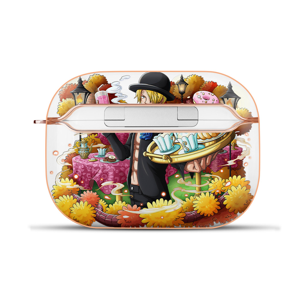 ワンピース サンジ ONE PIECE Sanji 【AirPods Pro用】ハードシェル保護ケース｜耐衝撃・防指紋・カラビナ付き商品仕様