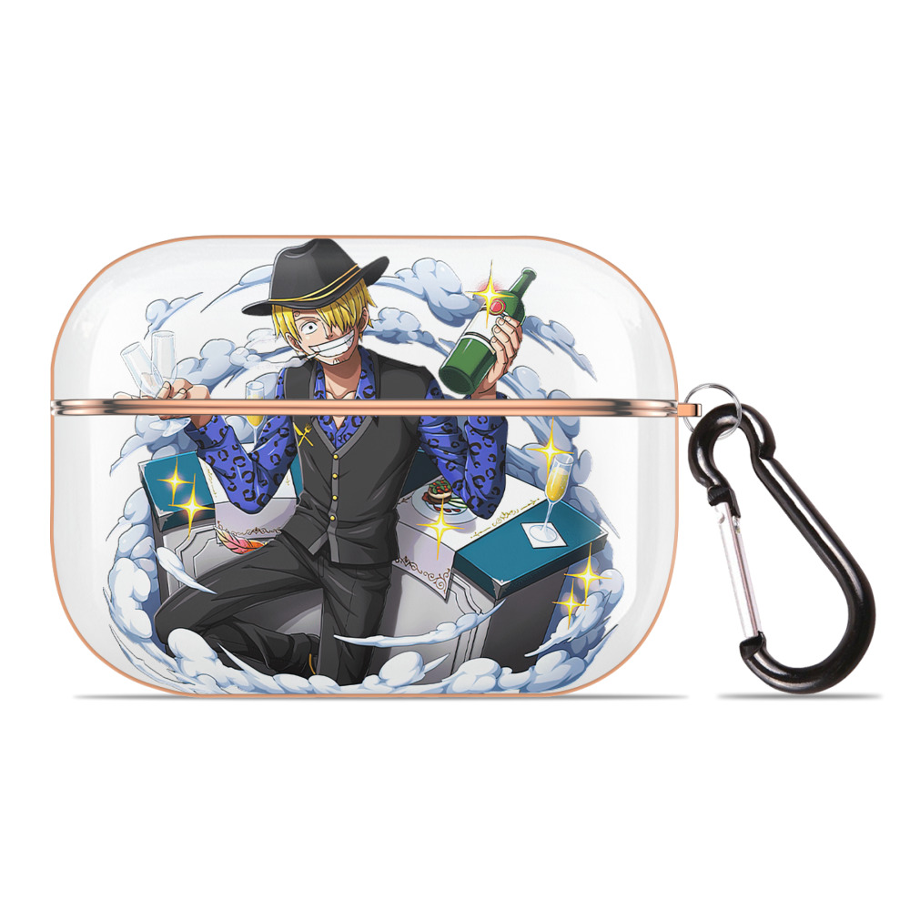 ワンピース サンジ ONE PIECE Sanji 【AirPods Pro用】ハードシェル保護ケース｜耐衝撃・防指紋・カラビナ付き商品仕様