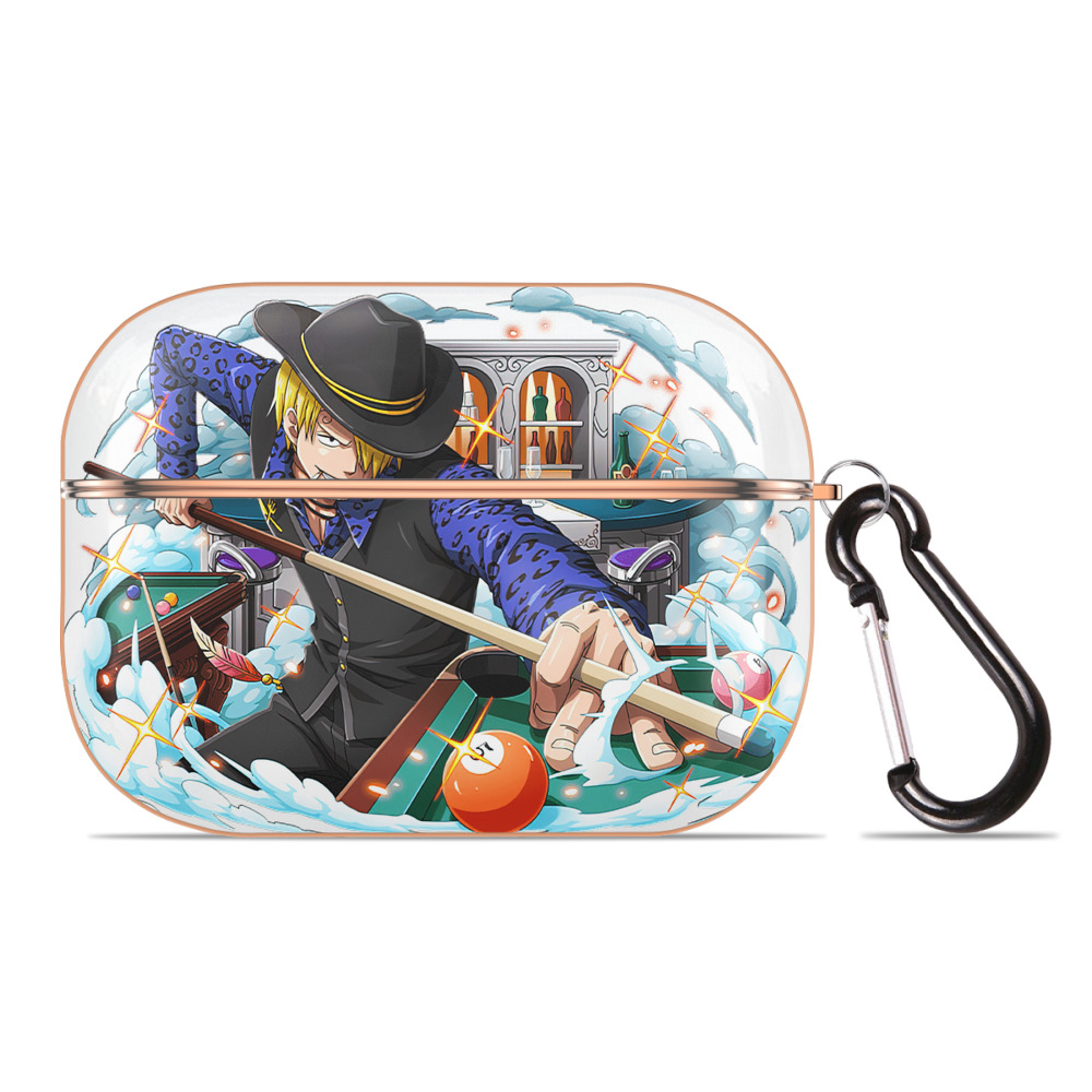 ワンピース サンジ ONE PIECE Sanji 【AirPods Pro用】ハードシェル保護ケース｜耐衝撃・防指紋・カラビナ付き商品仕様