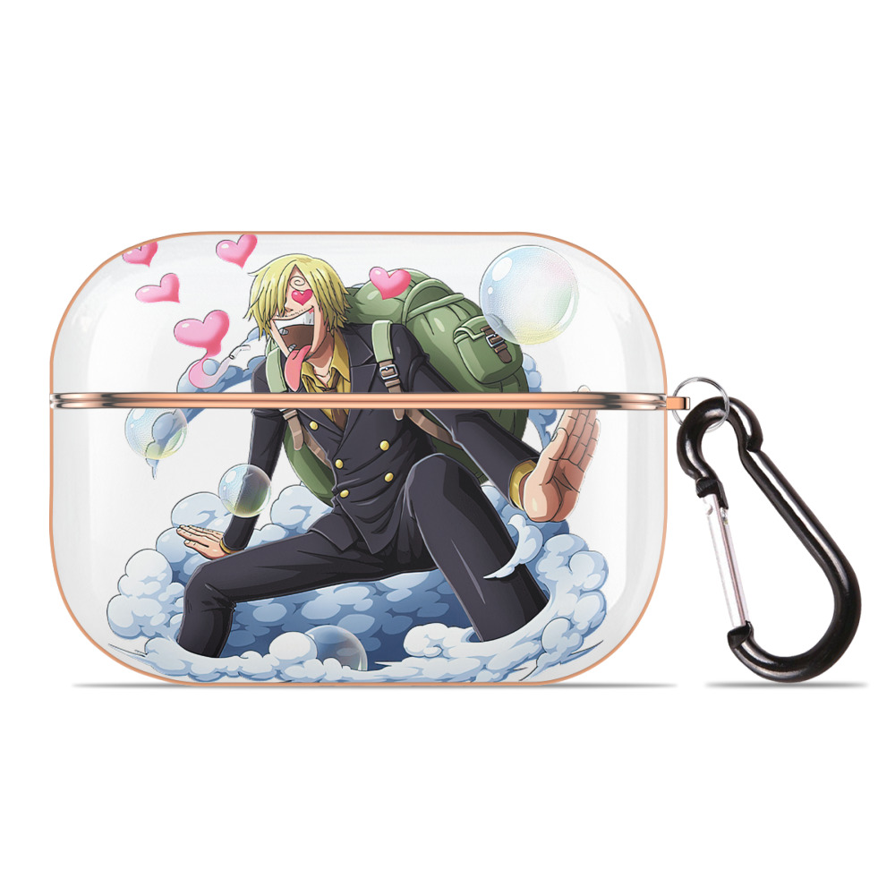 ワンピース サンジ ONE PIECE Sanji 【AirPods Pro用】ハードシェル保護ケース｜耐衝撃・防指紋・カラビナ付き商品仕様