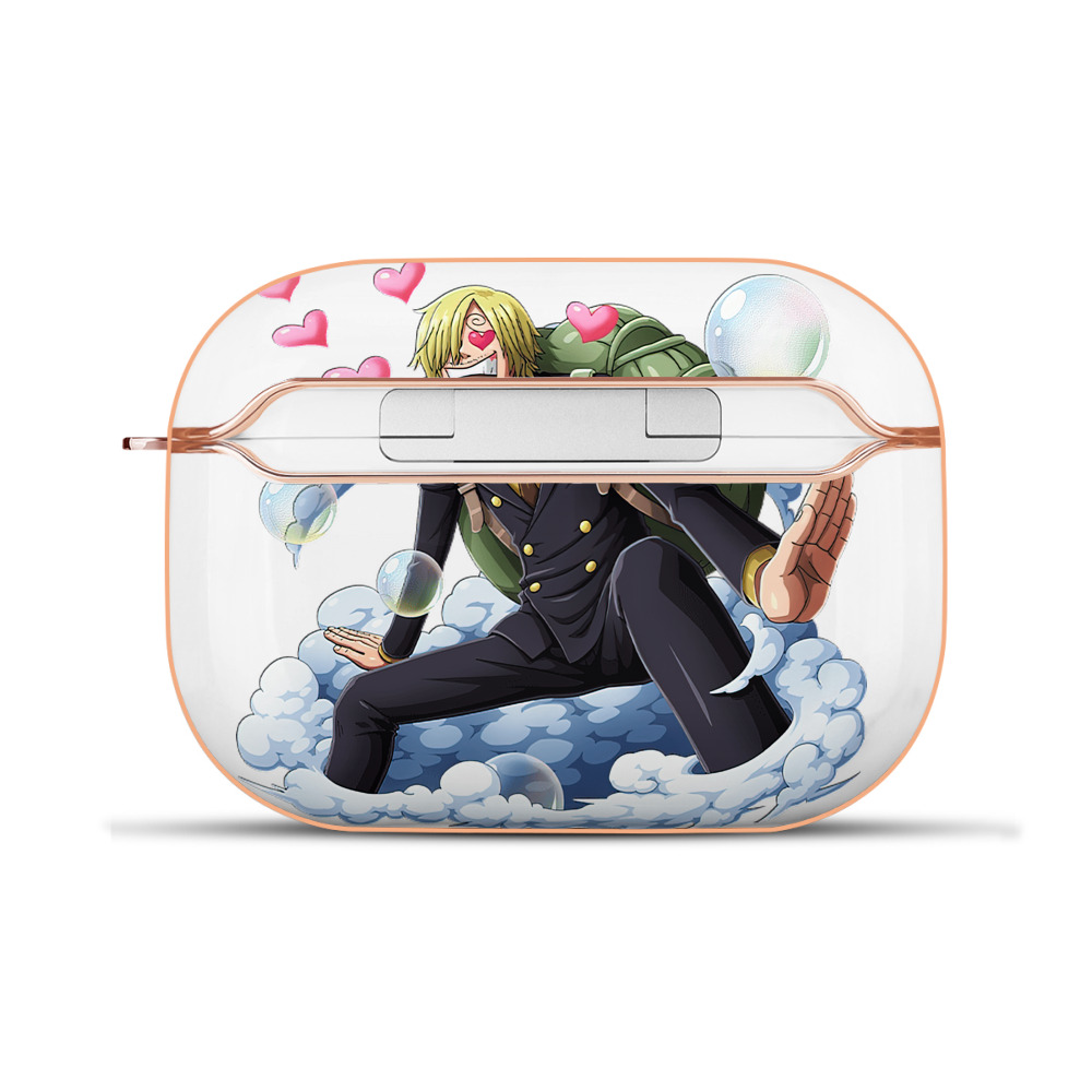 ワンピース サンジ ONE PIECE Sanji 【AirPods Pro用】ハードシェル保護ケース｜耐衝撃・防指紋・カラビナ付き商品仕様